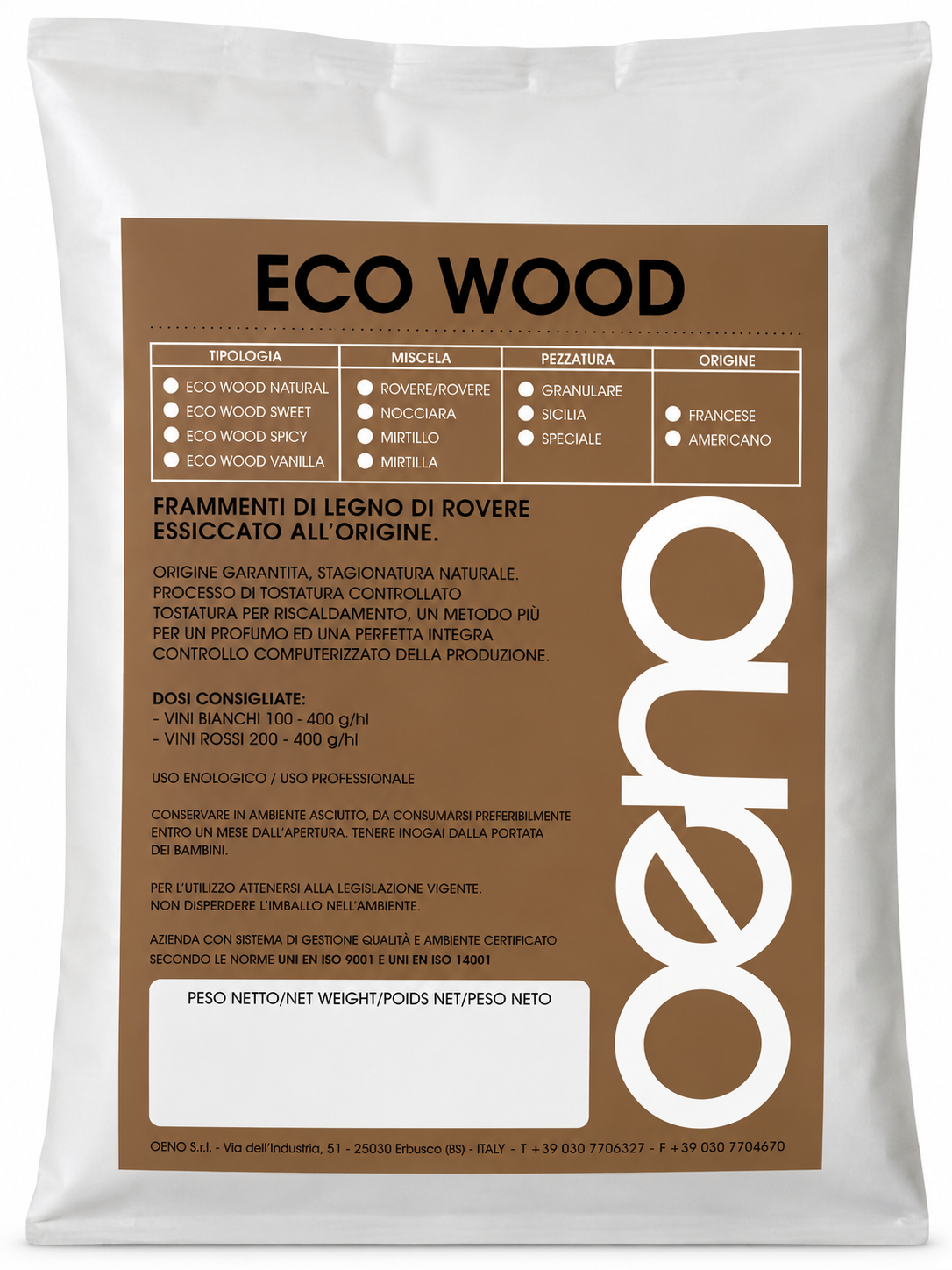 EcoWood Chips - OENO - 2