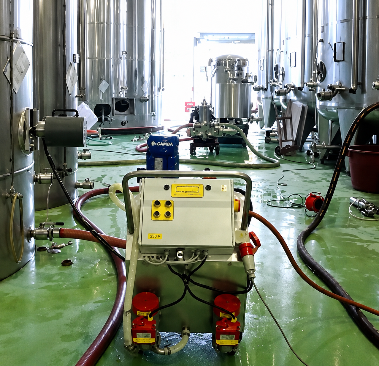 SEMPLICE EKO Mobile System for Washing Stainless Steel Tanks - GAMBA - 2