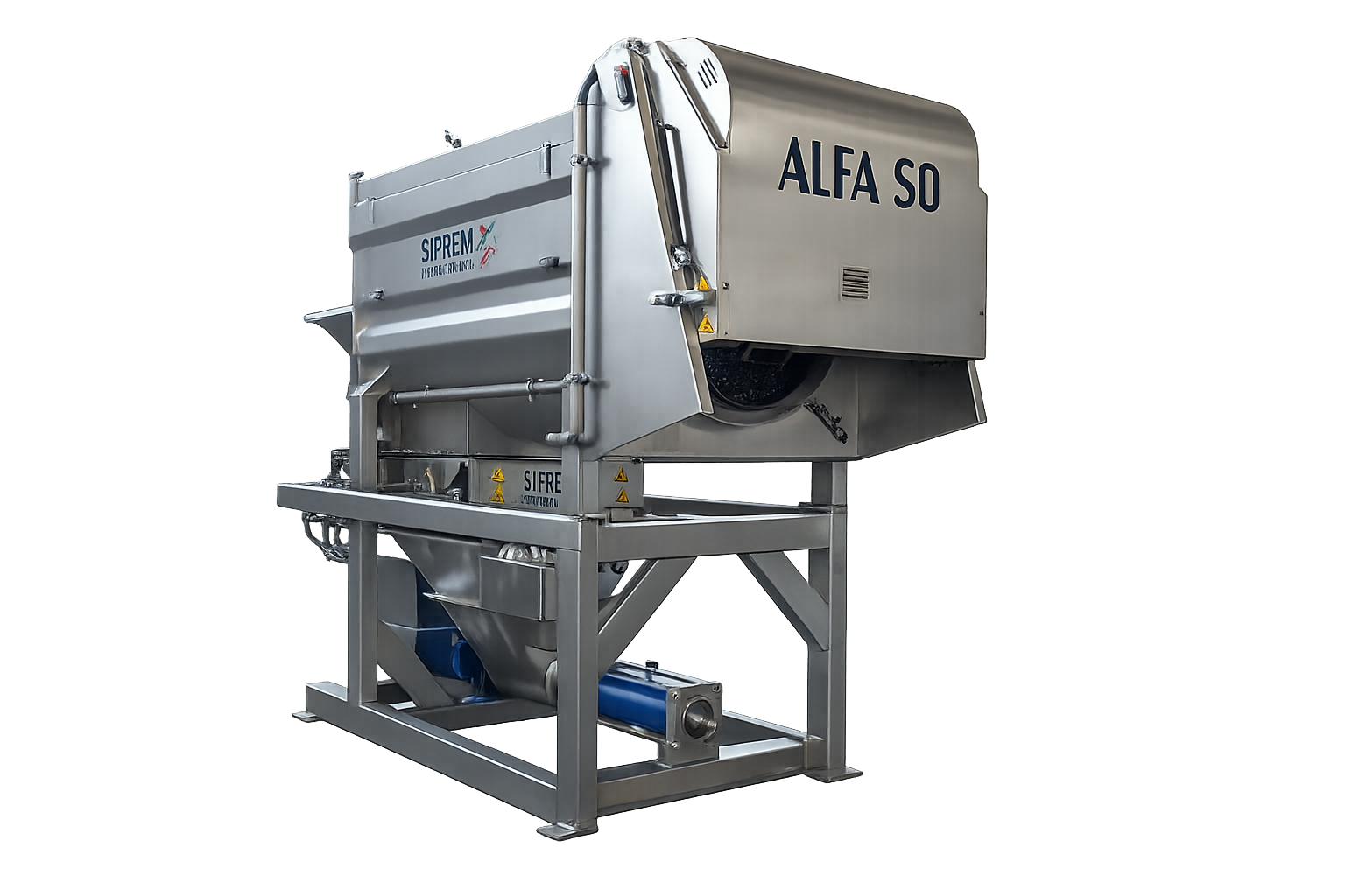 ALPHA 50 Professional Grape Crusher and Desteammer - SIPREM - 2