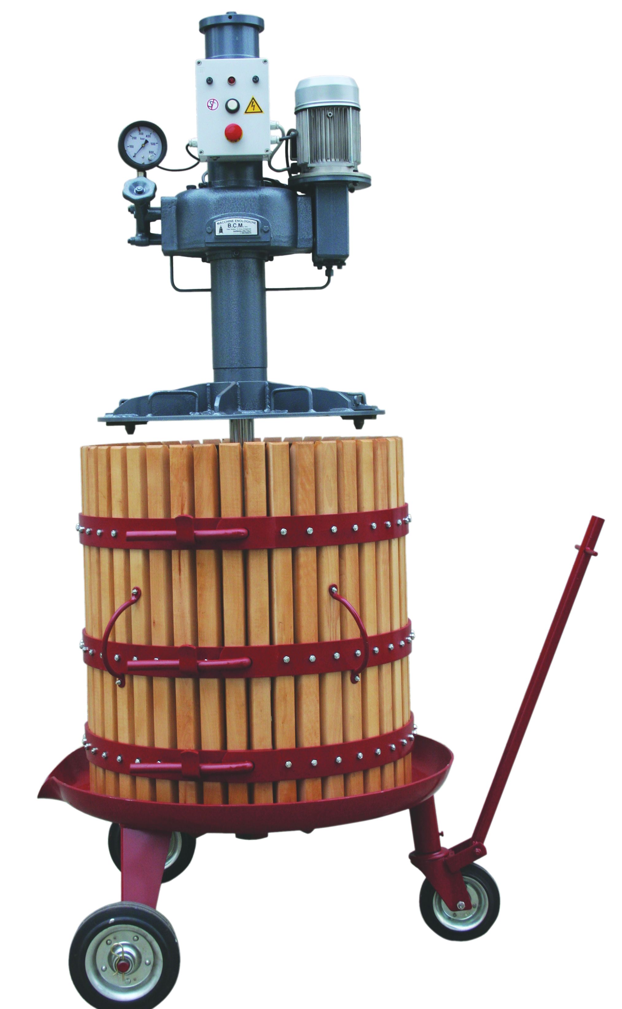 Motorized Grape Press with Hydraulic System - BCM - 2